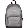 SEVEN Invicta Zaino Scuola American Metallic, Grigio Mono Scomparto 23 L