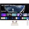 LG 27SR50F-W Monitor PC 68,6 cm [27] 1920 x 1080 Pixel Full HD Bianco (27IN SMART WEBOS 23 MONITOR FHD - IPS HDMI [1920 X 1080] 16:09) [27SR50F-W.AEK]
