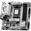 Msi Scheda madre Amd Msi B850M Gaming Plus WiFi6E AM5 microATX 4x DDR5 Bianco [B850M GAMING PLUS WIFI6E]