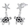Yazilind - Anello in argento Sterling S925, a forma di stella marina, con opale, anello di fidanzamento da donna e Argento, 13,5, colore: bianco, cod. 1963R0033-7