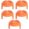 Duokon 5 Pezzi Decespugliatore Copertura Bobina Ricambio, Cappucci a Rocchetto in Plastica, Coperchio per Rocchetto Decespugliatore, per Bobina Tagliabordi WA0010