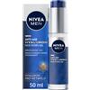 NIVEA (BEIERSDORF SpA) Nivea Men Anti-Age Hyaluron Hydro Gel Viso Uomo 50 ml, Crema viso uomo in gel per pelli mature
