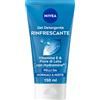 NIVEA (BEIERSDORF SpA) Nivea Gel Detergente Rinfrescante 150 ml, Detergente viso per una pelle detersa e rivitalizzata