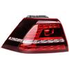 Ropaix Fari Posteriori Auto Per Golf 7 2013-2017 Fanale Posteriore A LED Indicatori Di Direzione Freno Bend Lampada Ricambi Auto Gruppo Fanale Posteriore Luci Posteriori(Outside Left)