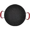 Cryfokt Bistecchiera Coreana per Barbecue, Bistecchiera in Ghisa Antiaderente per Piano Cottura, Teglia con Manici, Piastra per Barbecue a Riscaldamento Rapido Griglia Superiore (30 cm)