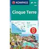 Kompass Cartina escursionistica n. 2450 Cinque Terre: 3in1 Wanderkarte, mit Aktiv Guide inklusive Karte zur offline Verwendung in der KOMPASS-App. Fahrradfahren.