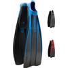 Cressi Free Frog, Pinne Unisex-Adulto, Nero/Blu, 41/42