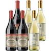 GIORDANO VINI Box Langhe Vino Arneis e Nebbiolo DOC 2022 - Selezione di due Vini Pregiati Piemontesi, Vino Rosso, Vino Bianco, 2 Bottiglie da 75 cl