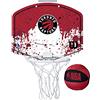 Wilson Minicanestro da Basket NBA TEAM MINI HOOP, Plastica, Bianco/Rosso (Toronto Raptors)