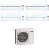 Mitsubishi Electric CLIMATIZZATORE MITSUBISHI KIRIGAMINE STYLE SERIE LN QUADRI SPLIT 9000+9000+12000+12000+MXZ-4F72VF WI-FI