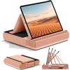 KDD Supporto per ipad Cuscino, Supporto Cuscino per Tablet con Visione Multiangolare, Porta i Pad con Porta per Stilo, Supporto Tablet Compatibile con Ipad Pro 12.9 11 Mini, Telefoni, Libri, Pesca
