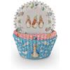 Anniversary House Pirottini per cupcake ufficiali Beatrix Potter™ Peter Rabbit™ per pasticceria, confezione da 75, decorazioni per feste di Peter Coniglio, pirottini per muffin per battesimo,