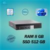 Dell PC DESKTOP DELL 7040 MINI INTEL I5 RAM 8GB SSD 512GB WIN 11 PRO RICONDIZIONATO