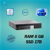 Dell PC DESKTOP DELL 7040 MINI INTEL I5 RAM 8GB SSD 1TB WIN 11 PRO RICONDIZIONATO