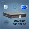 Dell PC DESKTOP DELL 7050 MINI INTEL I5 RAM 8GB SSD 512GB WIN 11 PRO RICONDIZIONATO