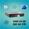 Dell PC DESKTOP DELL 7040 MINI INTEL I5 RAM 16GB SSD 1TB WIN 11 PRO RICONDIZIONATO