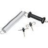 Fdit Kit Cancello Elettrico per Recinzione, Set di Maniglie per Recinzione Elettrica in Ferro PP 5 Metri Accessorio per Porta a Molla per Animali con Manico Chiodo Isolato per Bestiame
