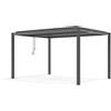 VivaGarden Pergola Bioclimatica 3x4 in Alluminio Colore Grigio - GA802107-DGRE