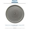 SATURNIA PORCELLANE Vortex Grigio Napoli piatto pizza 33 cm (minimo 6 pezzi)