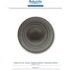 SATURNIA PORCELLANE Vortex Grigio Napoli piatto k-bowl 27,5 cm (minimo 10 pezzi)