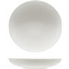 SATURNIA PORCELLANE Nail Bianco Siviglia piatto fondo cm 22 (minimo 12 pezzi)