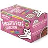 Lily's Kitchen Pate pollo agnello tacchino con anatra pollo con selvaggina per gatti 32 x 85 g