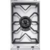 SMEG SRV531GH5 PIANO COTTURA GAS, 1 zone di cottura, dimensioni: L 30,6 cm, P 50 piano in Acciaio inossidabile, Inox