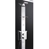 COLONNA DOCCIA IDROMASSAGGIO DROP PRISMA 185 IN ALLUMINIO CON MISCELATORE MONOCOMANDO