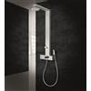 COLONNA DOCCIA DROP GEMMA PLUS IN ALLUMINIO CON MISCELATORE MONOCOMANDO
