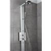 COLONNA DOCCIA IDROMASSAGGIO DROP LUNA 3 PLUS CON MISCELATORE MONOCOMANDO