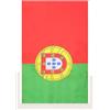 AZ FLAG Bandiera Portogallo 45x30 cm - Bandierina Portoghese 30x45 cm Cordicelle