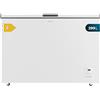 Cecotec Congelatore a pozzetto Bianco 299 Litri Bolero CoolMarket Chest 300 White E. 84,5 cm x 111,5 cm, Efficienza, Versatilità convertibile a Frigo, Compressore Inverter Plus, 2 ceste, Fast Freezing