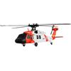 Amewi Elicottero Radiocomandato Brushless UH-60L Black Hawk Guardia Costiera 4 ch 6G