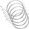 cyclingcolors 5x cavo freno bici da corsa 2.5m acciaio zincato bicicletta city filo reparizione ricambio cavi argento