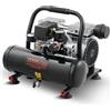 VEVOR Compressore d'Aria, Serbatoio in Acciaio 4 L Compressore d'Aria Senza Olio, Compressore Portatile Ultra Silenzioso da 68 dB per Riparazioni Auto, Gonfiaggio Pneumatici, Verniciatura a Spruzzo