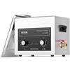 VEVOR Pulitore ad Ultrasuoni 10L con Timer Riscaldante Cestello, Macchina Digitale a Cavitazione Sonica, Pulitrice Ultrasuoni 240 W per Strumenti di Orologi, Occhiali, Monete, Utensili Metallici