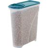 Iris Ohyama, Contenitore ermetico per cibo per cani, 7L/3,5kg, Blu, Coperchio con chiusura ermetica, Plastica, per animali domestici, gatti, Bidone, Cibo secco, Dolcetti, Senza BPA, ATS-S