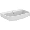 Ideal Standard - i.life S, Lavabo da 60cm con profondità ridotta a 38cm con foro centrale per la rubinetteria e troppopieno, Bianco