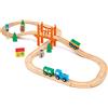 Trudi SEVI Pista per Trenino (39 pz.) | Trudi by Giochi in Legno educativi Prima Infanzia. Costruzioni e Giocattoli. Regalo di Natale e Compleanno per Bambini | 29x29x6cm Wood | Modello 88061