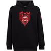 ACM 1899 AC Milan Felpa Ftbl Icons, Prodotto Ufficiale, Unisex, Nero con Cappuccio, S