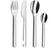 AMEFA - Set di 4 possedimenti per pasti da portare via - Mobil' Pocket - Acciaio 18/0 - Finitura Standard