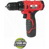 Valex Trapano Avvitatore a Batteria al Litio Ricaricabile 12 Volt Reversibile Con Luce LED Mandrino Autoserrante 0-650 Giri/Min Lithium Ion Technology Impugnatura Morbida Valex LI-HOME 112 Colore Rosso Nero