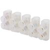 OKAT Terminali, morsettiera 1-2,5 mm² 20 pezzi per apparecchiature elettriche(Cinque su cinque fuori)