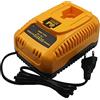 Trade-Shop Caricatore per attrezzi, 7,2 V-18 V, ricarica per batterie Ni-MH Ni-Cd, 7,2 V, 12 V, 14,4 V, 18 V, sostituisce Dewalt DE9116, DW9116, DE9103, DE9108, DE9117, DE9130, DE9135