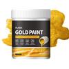 Filvczt Vernice oro liquido, 300 g, vernice metallizzata, con vernice dorata liquida, formula ad asciugatura rapida e lunga durata, 10 x 8 cm, per pittura, metalli, gesso, legno