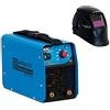 AWELCO SALDATRICE INVERTER 140 A AMP mod. ARC 160 + CASCO ELMETTO DI PROTEZIONE