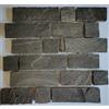 conwire Piastrelle a mosaico in ardesia naturale, colore antracite e nero, per pavimenti da parete, bagno, doccia, cucina, cucina, rivestimento, vasca da bagno, mosaico, pannello a mosaico