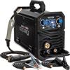 Spartus EasyMIG 217 LCD Dual Pulse - Saldatrice a Filo Continuo con Gas da 200 A - Doppio Pulsato e Sinergia - MIG/MAG, MMA, TIG Lift, Filo Animato - Induttanza, Saldobrasatura