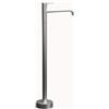 BiaoTeng Rubinetto per Vasca da Bagno a Terra Freestanding Rubinetti per Vasca Calda e Fredda Monocomando Girevole a 360° Miscelatore a Terra Vasca da Bagno argento
