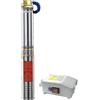 cill ELETTROPOMPA SOMMERSA 1,5 HP POMPA PER ACQUA IN ACCIAIO INOX POZZO IMMERS